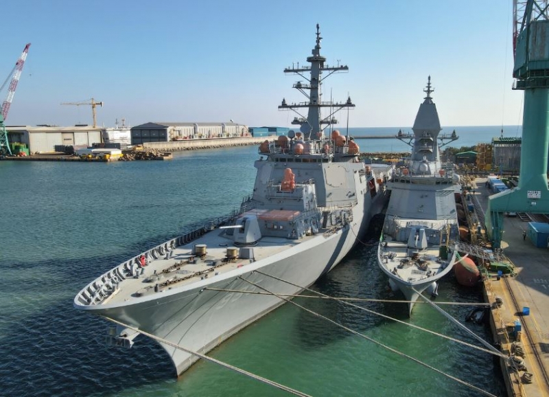 New material used for HD HHI warship